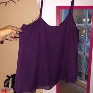 Torrid size 2 plum flowy top
